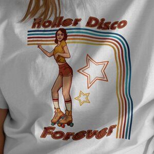 Roller Disco Forever T-Shirt – Retro Roller Skating Graphic Tee